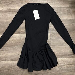 Zara Black Bubbly Dress